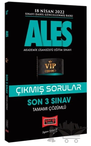 2022 ALES Son 3 Sınav Tamamı Çözümlü Çıkmış Sorular – Kolektif – Yargı Yayınevi kitap kapağı