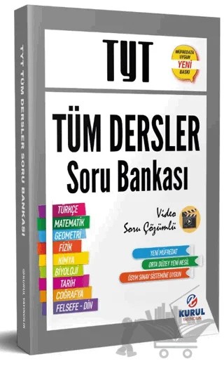 TYT Tüm Dersler Soru Bankası – Kolektif – Kurul Yayıncılık kitap kapağı