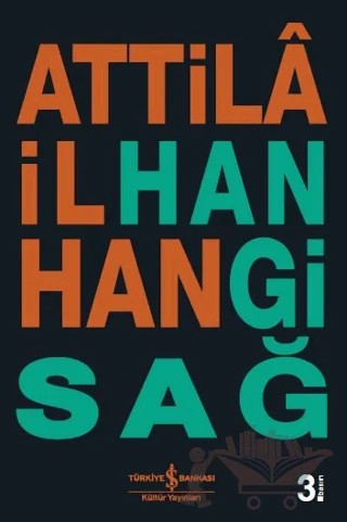Hangi Sağ – Attila İlhan – İş Bankası Kültür Yayınları kitap kapağı
