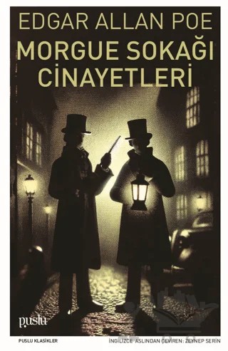 Morgue Sokağı Cinayetleri – Edgar Allan Poe – Puslu Yayıncılık kitap kapağı