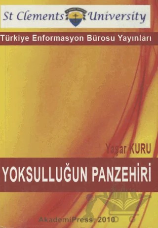 Yoksulluğun Panzehiri – Yaşar Kuru – St. Clements University kitap kapağı
