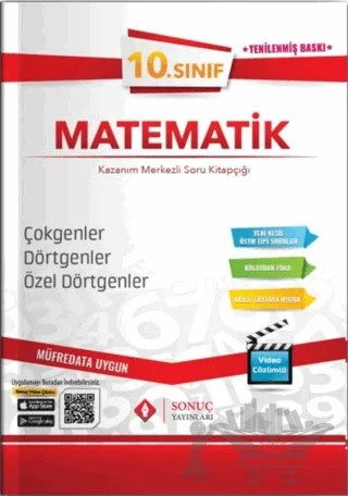 10. Sınıf Çokgenler Dörtgenler Özel Dörtgenler – Kolektif – Sonuç Yayınları kitap kapağı