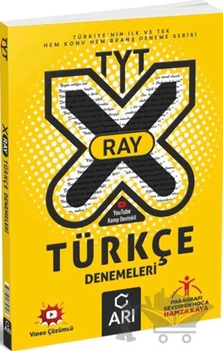 TYT Türkçe X RAY Denemeleri – Hamza Kaya – Arı Yayıncılık kitap kapağı