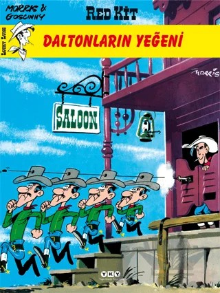 Red Kit Daltonların Yeğeni – Goscinny – Yapı Kredi Yayınları kitap kapağı