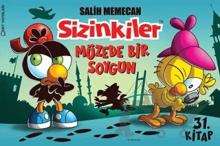 Sizinkiler - Müzede Bir Soygun – Salih Memecan – Mart Yayınları kitap kapağı