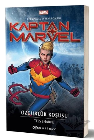 Kaptan Marvel – Tess Sharpe – Epsilon Yayınevi kitap kapağı
