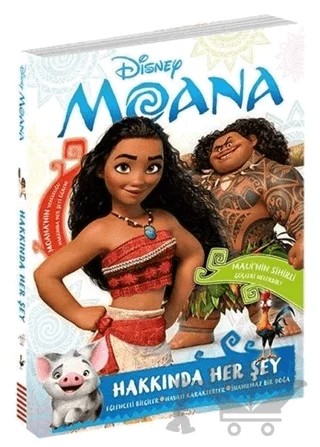 Disney Moana: Hakkında Her Şey – Barbara Bazaldua – Beta Kids kitap kapağı