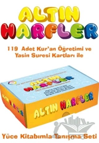 Altın Harfler - Yüce Kitabımla Tanışma Seti (Kutulu) – Kolektif – Altın Çocuk - Erkam kitap kapağı