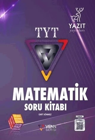 Yazıt Venn Serisi YKS TYT Matematik Soru Kitabı – Ümit Sönmez – Yazıt Yayıncılık kitap kapağı