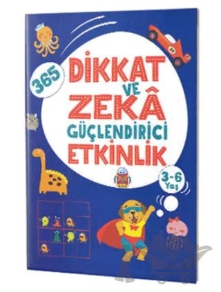 365 Zeka Geliştirici Aktivite Kitapları Lacivert – Kolektif – Çocuk Gezegeni kitap kapağı