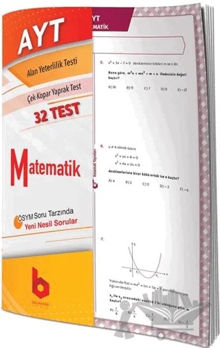AYT Matematik Temel Yeterlilik Çek Kopar Yaprak Test – Kolektif – Basamak Yayınları kitap kapağı