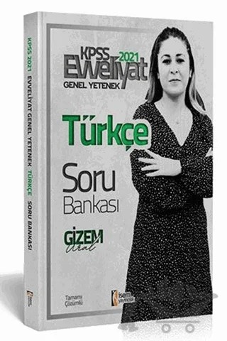 2021 Evveliyat KPSS Türkçe Soru Bankası – Gizem Ural – İSEM Yayıncılık kitap kapağı