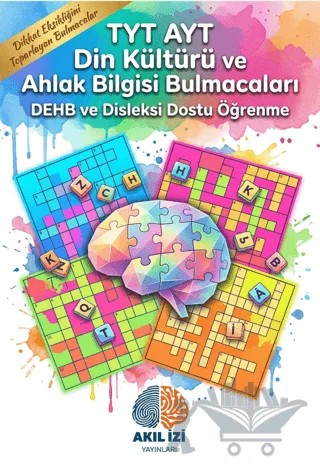 TYT - AYT Din Kültürü ve Ahlak Bilgisi Bulmacaları – Kolektif – Akıl İzi Yayınları kitap kapağı