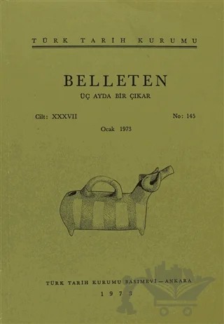 Belleten Sayı: 145 Cilt: 36 – Türk Tarih Kurumu Yayınları kitap kapağı