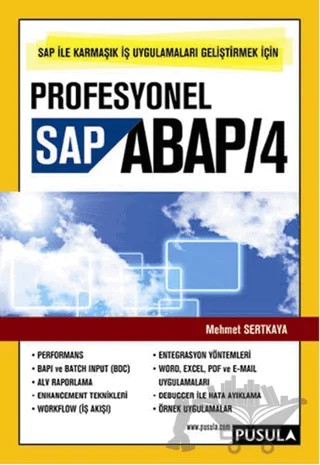 Profesyonel Sap Abap/4 – Mehmet Sertkaya – Pusula Yayıncılık kitap kapağı