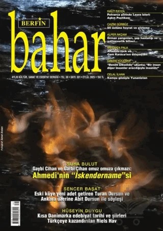 Berfin Bahar Aylık Kültür Sanat ve Edebiyat Dergisi Sayı: 331 Eylül 2025 – Berfin Bahar Dergisi kitap kapağı