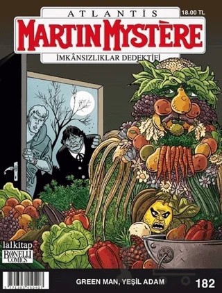 Martin Mystere 182: Yeşil Adam – Lal Kitap kitap kapağı