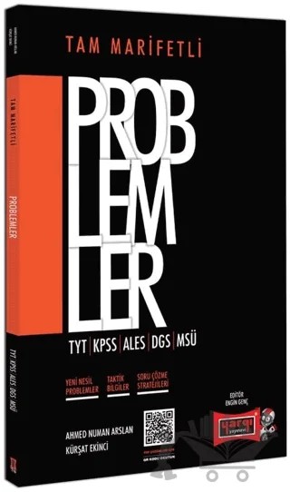 TYT KPSS ALES DGS MSÜ Tam Marifetli Problemler Soru Bankası – Ahmed Numan Arslan, Kürşat Ekinci – Yargı Yayınevi kitap kapağı