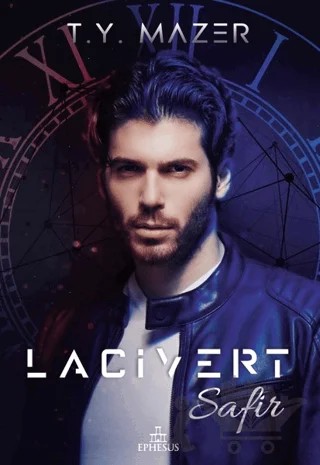 Lacivert: Safir (Poster ve Ayraç Hediyeli) – T. Y. Mazer – Ephesus Yayınları kitap kapağı