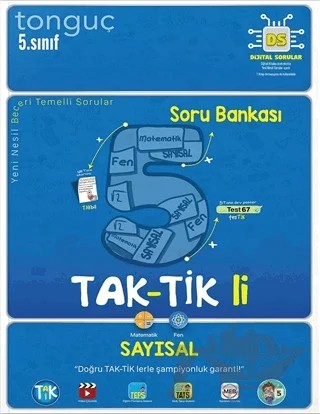 5. Sınıf Tak-Tik'li Sayısal Soru Bankası – Kolektif – Tonguç Akademi kitap kapağı