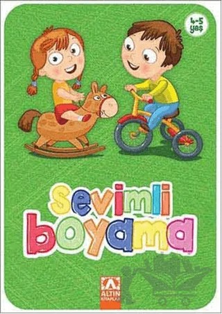 Sevimli Boyama (Yeşil) – Kolektif – Altın Kitaplar kitap kapağı