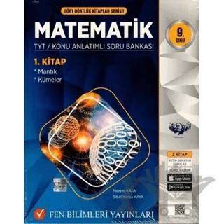 2021 9. Sınıf Dört Dörtlük Kitaplar Serisi Matematik TYT Konu Anlatımlı Soru Bankası (3 Kitap Set) – Nevzat Kaya, Sibel Yonca Kaya – Fen Bilimleri Yayınları kitap kapağı