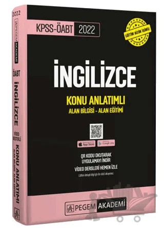 2022 KPSS ÖABT İngilizce Öğretmenliği Alan Bilgisi - Alan Eğitimi Konu Anlatımlı – Kolektif – Pegem Akademi Yayıncılık kitap kapağı