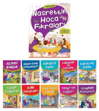 Nasrettin Hoca Fıkraları Seti 10 Kitap Takım – Kolektif – Ema Çocuk kitap kapağı