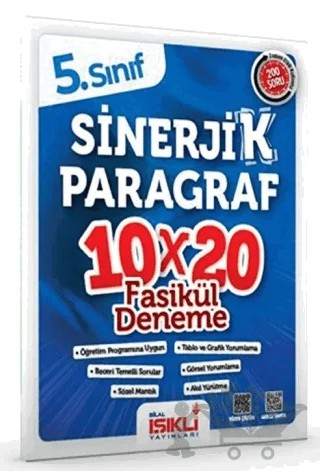 5. Sınıf Sinerjik Paragraf 10x20 Deneme – Kolektif – Bilal Işıklı Yayınları kitap kapağı