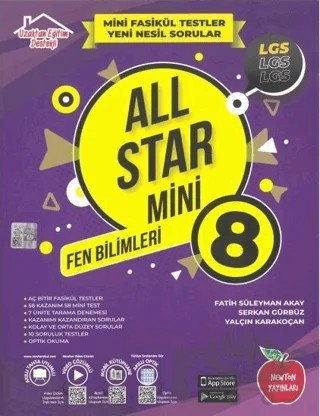 8. Sınıf All Star Mini Fen Bilimleri – Kolektif – Newton Yayınları kitap kapağı