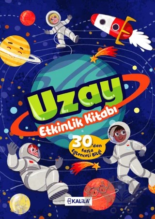 Uzay Etkinlik Kitabı – Daria Ermilova, Olga Koval – Kalila Yayınevi kitap kapağı