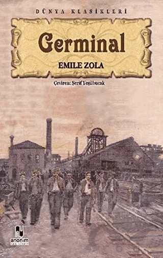 Germinal – Emile Zola – Anonim Yayıncılık kitap kapağı