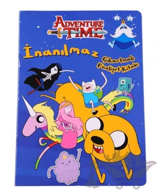 Adventure Time - İnanılmaz Çıkartmalı Faaliyet Kitabı – Kolektif – Doğan Egmont Yayıncılık kitap kapağı