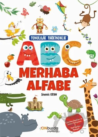 Okul Öncesi Merhaba Alfabe – Sinemis Ertan – ONburda Yayınları kitap kapağı