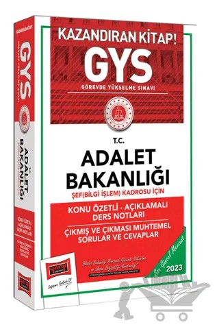 Yargı Yayınları 2023 Adalet Bakanlığı GYS Şef (Bilgi İşlem) Kadrosu İçin Konu Özetli Açıklamalı Ders Notları Çıkması Muhtemel Sorular ve Cevaplar – Kolektif – Yargı Yayınevi kitap kapağı