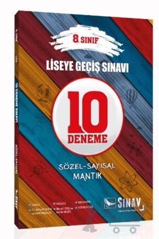 8. Sınıf Liseye Geçiş Sınavı 10 Deneme – Kolektif – Sınav Yayınları kitap kapağı