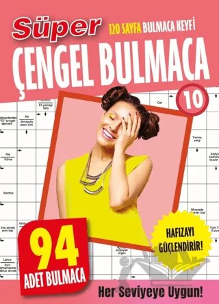 Süper Çengel Bulmaca 10 – Hakan Kayar, Zeliha Kayar – Dokuz Yayınları kitap kapağı