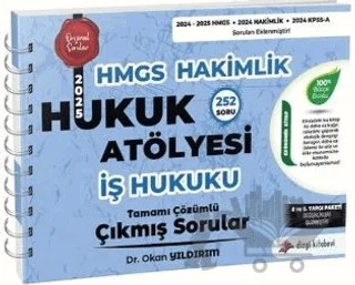 HMGS Hakimlik İş Hukuku Hukuk Atölyesi Çıkmış Sorular – Okan Yıldırım – Dizgi Kitap kitap kapağı