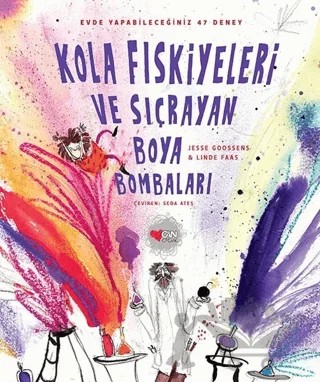 Kola Fıskiyeleri ve Sıçrayan Boya Bombaları – Jesse Goossens – Can Çocuk Yayınları kitap kapağı