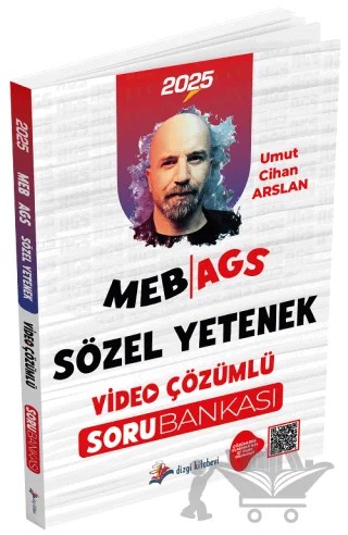 2025 MEB-AGS Sözel Yetenek Soru Bankası Çözümlü – Umut Cihan Arslan – Dizgi Kitap kitap kapağı