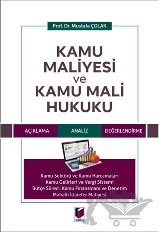 Kamu Maliyesi ve Kamu Mali Hukuku – Mustafa Çolak – Adalet Yayınevi kitap kapağı