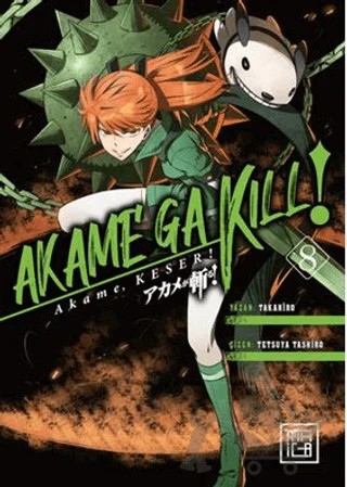 Akame, Keser 8 – Takahiro – Athica Yayınları kitap kapağı
