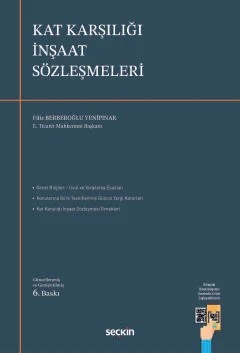 Kat Karşılığı İnşaat Sözleşmeleri – Filiz Berberoğlu Yenipınar – Seçkin Yayıncılık kitap kapağı