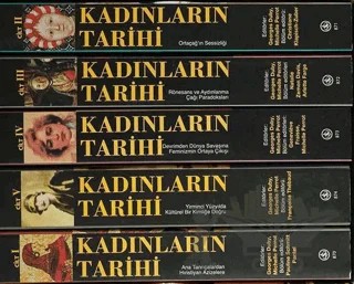 Kadınların Tarihi 5 Cilt Takım (Kutulu) – Derleme – İş Bankası Kültür Yayınları kitap kapağı