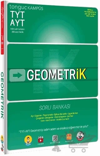 TYT AYT Geometrik Soru Bankası – Kolektif – Tonguç Akademi kitap kapağı