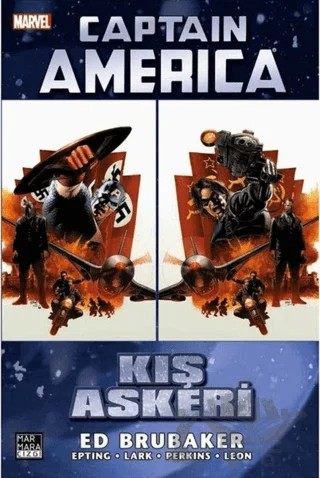 Captain America - Kış Askeri – Ed Brubaker – Marmara Çizgi kitap kapağı
