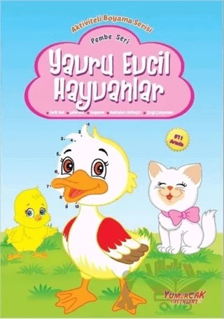 Yavru Evcil Hayvanlar - Pembe Seri – Kolektif – Yumurcak Yayınları kitap kapağı