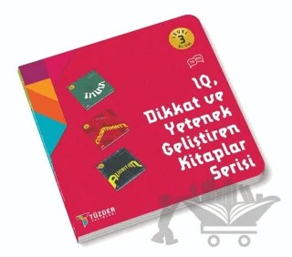 6+ Yaş Seti IQ Dikkat ve Yetenek Geliştiren Kitaplar Serisi (Level 3) – Kolektif – TÜZDER Yayınları kitap kapağı