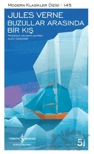 Buzullar Arasında Bir Kış – Jules Verne – İş Bankası Kültür Yayınları kitap kapağı