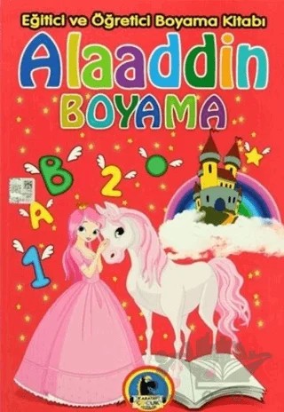 Alaaddin Boyama - Eğitici ve Öğretici Boyama Kitabı – Kolektif – Karatay Çocuk kitap kapağı
